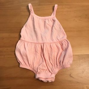 Old navy pink ruffle romper